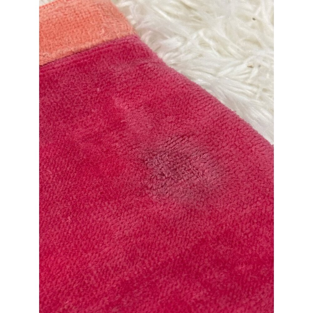 Victorias Secret Beach Bum Pink & Coral Terry Cloth Wristlet Pouch With Zipper C - Picture 7 of 9